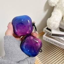 Sam Sung Galaxy Buds Marble-TPU Case For Buds 2/Pro/Pro 2/Live/FE Scratch-Resistant & Anti-Slip Texture Sleek & Stylish + Detachable Carabiner - Multicolor - View 6