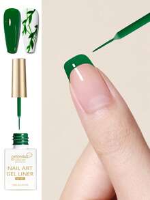 15 مل طلاء أظافر جل، جل آي لاينر للأظافر، طقم/زجاجة طلاء أظافر فردية - 9 ألوان. ألوان جل آي لاينر طلاء الأظافر - أحمر، أسود، أبيض، وردي، عاري، بنفسجي، قرمزي، أخضر، أزرق داكن. طلاء أظافر جل قابل للتقشير بفرشاة أظافر رفيعة مدمجة. معبأ في زجاجات. هدية للنساء