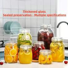 Airtight Food Storage Containers 2/3 Packs - 500ml/750ml/1000ml Thick Glass Jar With Locking Lids, Leakproof Dry Food Canister For Tea Coffee Flour Honey | Reusable Pantry Organizers, Kitchen Jars + Chalkboard Labels (Buy 1 Set Get Free Bonus)