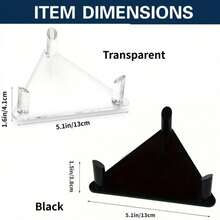 رف عرض كرات أكريليك مثلث الشكل، لتخزين الكرات الرياضية، رف عرض مثلث شفاف، رف تخزين الكرات الرياضية، مناسب لكرة القدم والسلة والتنس والبيسبول والبولينج والراجبي وغيرها من الكرات، رف عرض وتخزين التذكارات، مناسب للديكور الداخلي والخارجي، ديكور المكتب