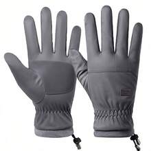 Christmas Ski Gloves, Men's And Women's Outdoor Waterproof Touchscreen Winter Thermal Lined Thickened Warm Cycling Gloves, Suitable For Skiing, Cycling, And Daily Travel - Multicolor - View 4