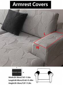 1pc Stretch Sofa Cover, Non-Slip Full Coverage Sofa Seat Cover, Plush Fabric All Season Sofa Cushion Cover, Thick Fabric Sofa Slipcover, Machine Washable, Pet Friendly, Decor For Bedroom, Office, Living Room, Fit For 1/2/3/4 Seater Sofa And L-Shaped Sofa, Light Gray - Light Grey - View 20