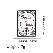 1 pezzo Spilla smaltata con citazione della strega di Ognissanti, spilla con scheletro cartoni animati, spilla da bavero, accessorio di moda, regalo per amici, accessorio per costume, ciondolo per borsa, accessorio per ufficio - nero - Visualizzare 18