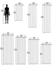 2 件薄纱窗帘，装饰刺绣仿亚麻窗帘，适用于家庭厨房、客厅和卧室 - 灰色 - 查看 9