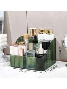 1 pièce Boîte de rangement à compartiments de bureau, organisateur à 3/4 grilles convenant pour le bureau, la cuisine, les produits de beauté, les cosmétiques, les stylos, les bijoux, la papeterie et autres articles de bureau essentiels, peut s'adapter à votre salle de bain, votre coiffeuse, votre bureau ou votre cuisine