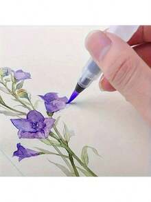 3/6pcs Watercolor Brush Set | No Ink, Self Fill, Suitable For Professional Art, Painting