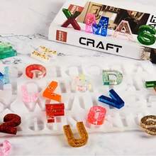 English Alphabet Epoxy Resin Molds Mixed Style Silicone Casting Molds For DIY Jewelry Making Findings Supplies Accessories