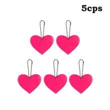 Reflective Star & Heart Ornaments - Christmas Decor Home & Party Supplies, Ideal Christmas Gifts, Wedding & Party Decorations, Keychain Bag Charm