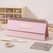 Calendario de escritorio mini 2026, versión horizontal minimalista, estilo INS, decoración de escritorio, planificador, seguimiento mensual - Unitalla - Ver 8