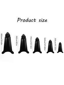 Capa de Segador de Halloween - Capa de lona negra para disfraces de vampiro, perfecta para fiestas y cosplay, Navidad