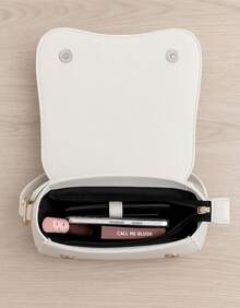 Women's Small Shoulder Bag With Side And Crossbody Straps, Modern, Spacious, New Arrival - 白色 - 查看 4