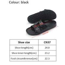 1 双加大码纯色户外休闲一脚蹬凉鞋，男女通用露趾沙滩拖鞋，适合街头、度假、夏季