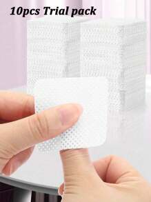 1000/400片装凝胶指甲油卸除湿巾，无绒卸甲湿巾，清洁棉片，批发化妆工具，清洁剂，美甲，指甲油卸除剂，无绒湿巾，清洁剂，棉片 - 白色 - 查看 24