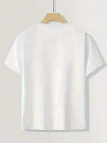 Italy Cinque Terre Landscape Print, White Travel Souvenir T - Shirt| Loose Fit| Cotton Fabric - 白色 - 查看 2