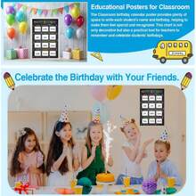 1 pièce Affiche à remplir d'anniversaire de style enfantin et mignon, avec des couleurs vives, des desserts colorés et en espagnol. En tant que fournitures scolaires et aides de classe pour la rentrée scolaire, il convient à la décoration murale dans les chambres d'enfants, les jardins d'enfants, les crèches et les murs d'anniversaire des salles de classe, etc. Sans cadre.