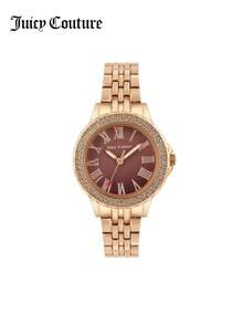 Juicy Couture Women's Bracelet Watch Ladies Quartz Wristwatches for Women Rose Gold Steel with  Crytals Ladies Watch, JC/1020BNRG - 玫瑰金 - 查看 3