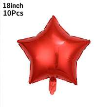 18" ,10" Star Balloons Foil Balloons Mylar Balloon For Birthdays Christmas, Halloween, New Year's Day,Baby Shower, Gender Reveal, Wedding, Magical Prom, Engagement Party Decoration