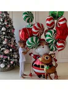 10 buc 18 inch Lollipop bomboane folie heliu baloane colorate moară de vânt nuntă ziua de naștere petrecere Crăciun baloane decorare