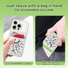 Billetera magnética, compatible con la billetera MagSafe, con soporte para 3 tarjetas, para las series de 12/13/14/15/16