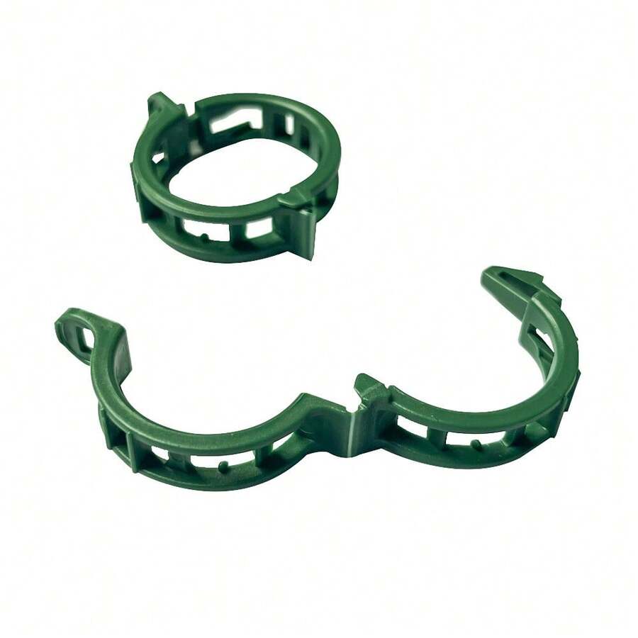 蔬菜水果番茄夹子，塑料藤蔓夹，番茄固定夹 - 綠色 - 查看 1