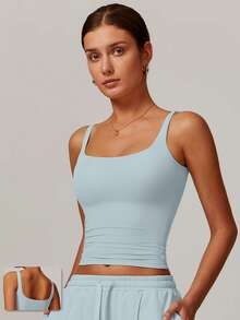 MASKERT Women's Vest, Sports Vest, Camisole Vest, High Elasticity Sports Vest, Home Commuting Vest, Skin Friendly And Comfortable