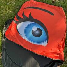 1pc Cartoon Pattern Car Sun Visor, Easy To Install, Interesting Car Accessory Design, Made Of Polyester Fiber Material, Car Interior UV Protection Sunshade, Easy To Install, Suitable For Various Car Models Decoration, With Heat Insulation And Privacy Protection Function, Keeps Your Car Cool, Foldable For Easy Storage