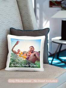 Customized Throw Pillow Cover, Home Textile, Christmas Home Decor, Breathable, Lightweight, Soft - Multicolor - View 4