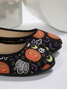 New Plus Size Women Comfortable Simple Round Toe Flat Casual Slip-On Shoes, Fashion Outdoor Wear For Autumn/Winter