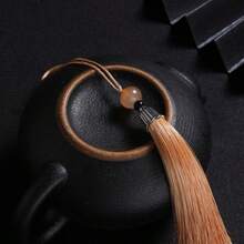 20 peças/10 peças/5 peças Estilos Diversos estilos estão disponíveis aleatoriamente para você escolher o Conjunto de Pingentes com Borla de Estilo Chinês. Feito à mão, Chaveiro e Pingente de Telefone com Borla DIY em Fibra de Poliéster