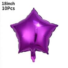 18" ,10" Star Balloons Foil Balloons Mylar Balloon For Birthdays Christmas, Halloween, New Year's Day,Baby Shower, Gender Reveal, Wedding, Magical Prom, Engagement Party Decoration