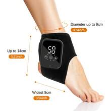 1PC Electric Heating Ankle Protection Hot Compress Vibration Massage Foot Therapy Device Ankle Joint Relaxation Heat Insulation Device,Ankle Massager