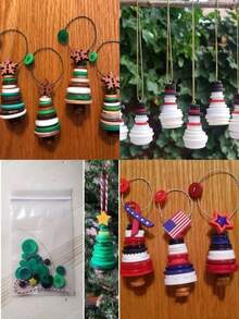 Mua 200-300 nút nhựa tròn bóng nhiều kích cỡ (3mm-20mm / 0,1"-0,8")! Hoàn hảo cho đồ thủ công Giáng sinh, may vá, trang sức và đồ tự làm cho lễ hội. Nhẹ và sẵn sàng cho sự sáng tạo của bạn! - Nhiều màu - Xem 8