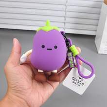 1pc - 2025 New Arrival - Home Decor - Chibi Vegetable Keychain - Coin Purse - Earphone Organizer - Mini Pouch Pendant - Convenient Storage - Bag Charm - Stitch Toys, Travel Toys, Classroom Fidget Toys, Mini Stuff, Bath Toys, Christmas Stationery, Stress Ball - Birthday Gift, Christmas Gift, Christmas Eve Gift, Perfect Gift, Gift, Toys, Games