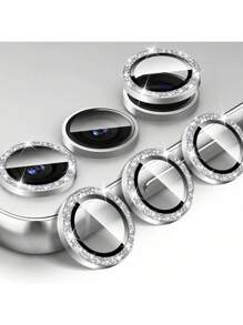 1 Protector pentru lentilă cameră compatibil cu Galaxy Z Fold7/Galaxy Z Flip7, anti-zgârieturi, înaltă definiție, sticlă securizată ultra-subțire 9H, ramă din aluminiu, cu localizator de instalare, instalare ușoară, lentilă metalică, pernă de protecție pentru lentila camerei, negru strălucitor, argintiu strălucitor, multicolor strălucitor, roz strălucitor, compatibil cu Galaxy Z Fold6/Galaxy Z Flip 6/Galaxy Z Fold 5, aplicabil pentru utilizare zilnică, birou, husă pentru cameră telefonică de acasă, impermeabilă, rezistentă la șocuri, anti-cădere, rezistentă la zgârieturi.