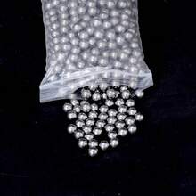 1000 个/包 5 毫米（0.2 英寸）、6 毫米（0.24 英寸）、7 毫米（0.276 英寸）、7.5 毫米（0.295 英寸）、8 毫米（0.315 英寸）高碳钢弹弓狩猎球，工业材料，自行车轴承零件，精密抛光表面 - 銀色 - 查看 9