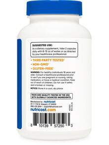 Nutricost Betaine Anhydrous Capsules 1500mg, 60 Servings - Gluten Free, Non-GMO, 750mg Per Cap, 120 Capsules - 其他 - 查看 4