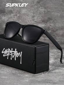 SUPKLEY Gafas de sol de mujer de estilo de vacaciones de lujo exquisitas de la marca SUPKLEY, con lentes TAC, montura ovalada, versátil y clásica, a prueba de viento, polvo y resistente a los rayos UV, con empaque de marca como regalo perfecto