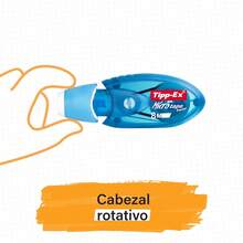 BIC Tipp-Ex 白色修正帶，適用於鋼筆，適用於學校用品，微型膠帶扭曲，8m x 5mm，藍色，帶旋轉頭，頂級品質保證，3U/6U/12U 包裝可供選擇 - Tipp-Ex - 查看 4