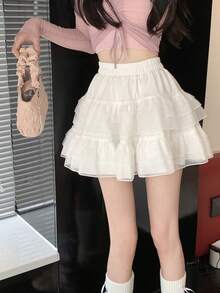 Women Skirts - White - View 4