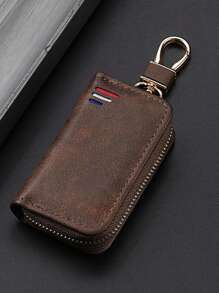 1pc Men's Lightweight Compact Key Pouch, Fashion Key Holder, Gift For Men On Holidays, Birthdays, Anniversaries