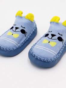 1 Pair 0-3 Years Old Cartoon Anti-Slip Baby Ankle Socks