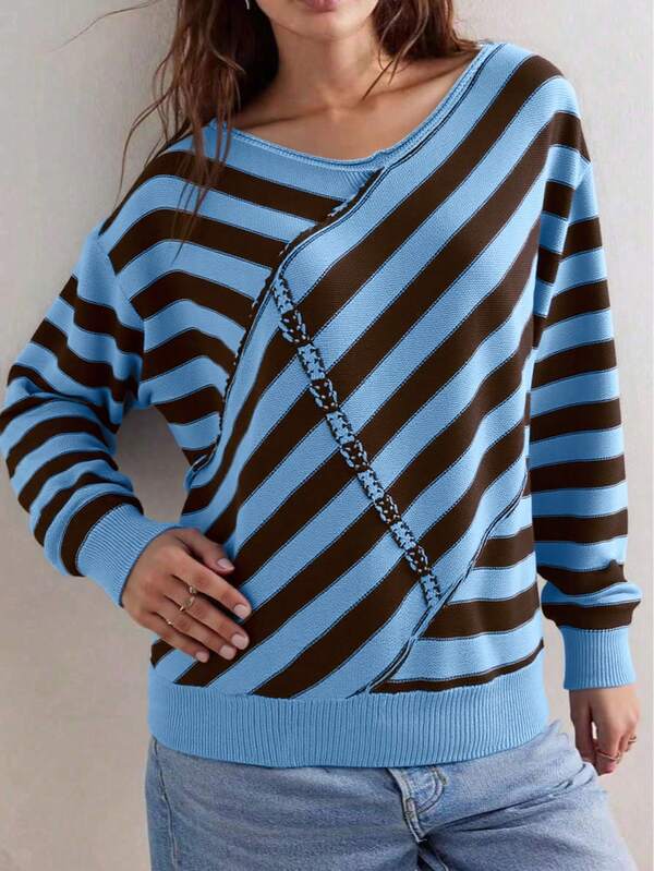 Autumn And Winter Women's Valentine's Day Casual Fashionable Sweater With V Neck And Long Sleeves, Basic Sweater, Business Casual Women's Clothing, Autumn Top, Autumn Sweater, Women's Autumn And Winter Clothing