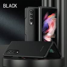 حافظة هاتف كاملة الجسم بتشطيب مطفي متوافقة مع Galaxy Z Flip3/4/5/6/7/7FE، Z Fold3/4/5/6/7، حافظة هاتف ذات موحد اللون أنيق للخريف، حافظة هاتف Fold7 متعددة الاستخدامات عالية الجودة، حافظة هاتف W26 بألوان البنفسجي/الأسود/الوردي/الأزرق، حافظة هاتف شخصية