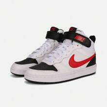 Nike 青少年 COURT BOROUGH MID 2 (GS) 休闲中帮运动鞋 CD7782-110 - 白色 - 查看 5