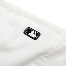 MLB جاكيت رجالي ونسائي منسوج بغطاء رأس، بتصميم كلاسيكي أحادي اللون، من JQD WINDBREAK، ملابس رياضية، ملابس خارجية بسيطة، بلوزة كاجوال 3AWJM0453-50IVS