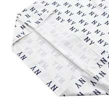 MLB Koszulka polo męska i damska, klasyczna koszulka polo z monogramem na całej powierzchni, wygodna, swobodna koszulka polo z krótkim rękawem, 3APQM0153-50IVS