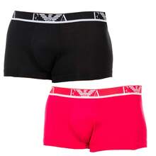Emporio Armani Pack-2 Boxers van ademend materiaal en anatomisch gevormde voorkant NB1463A voor heren - Veel kleurig - Bekijken 1