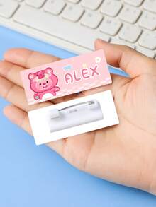 1pc Customized Acrylic Name & Photo Badge, Personalized Student Chest Badge, 2025 Graduation Gift Brooch Back To School,Customized Kids Growth Souvenirs,Easy Comfort,Kids,Urban Gala,Modern,Colorful,Cute - Badge - View 18