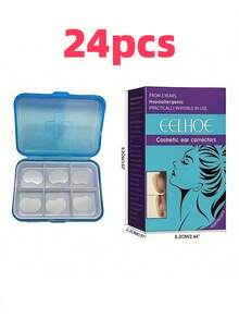 12sets Of Corrective Ear Braces To Improve The Shape Of Small Ears, Waterproof Ear Stickers, A Must-Have In Summer, Easy To Carry And Simple To Use.