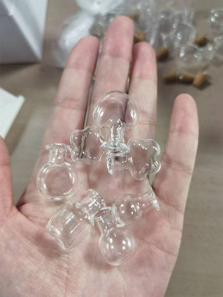 DIY Shaped Mini Glass Bottles, Wishing Bottles, Perfume Bottles, Phone Pendant Accessories